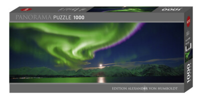 Heye Puzzle -Polar Light 1000 Teile Panorama Nordlicht Polarlicht Norwegen,29857