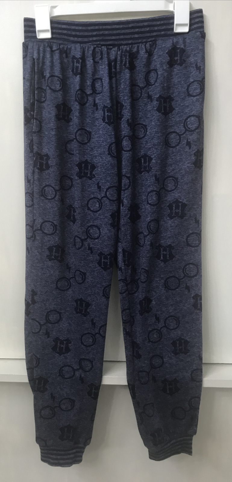 Harry Potter Wizarding World Blue Lounge Jogger Pajama Pants Size Small  -image