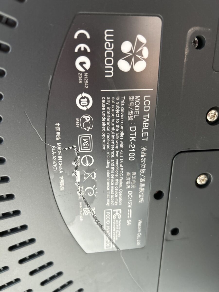 Wacom Cintiq 21UX DTK-2100 Graphics Monitor with Digital Pen Wacom Cintiq 21UX DTK-2100 Graphics Monitor with Digital Pen