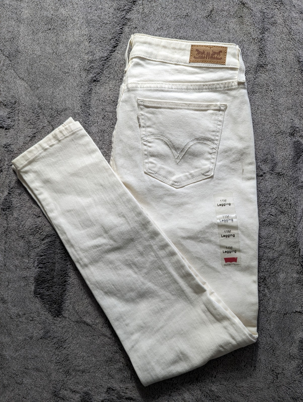 Levi's 535 Legging Jeans Women's Size 11 White