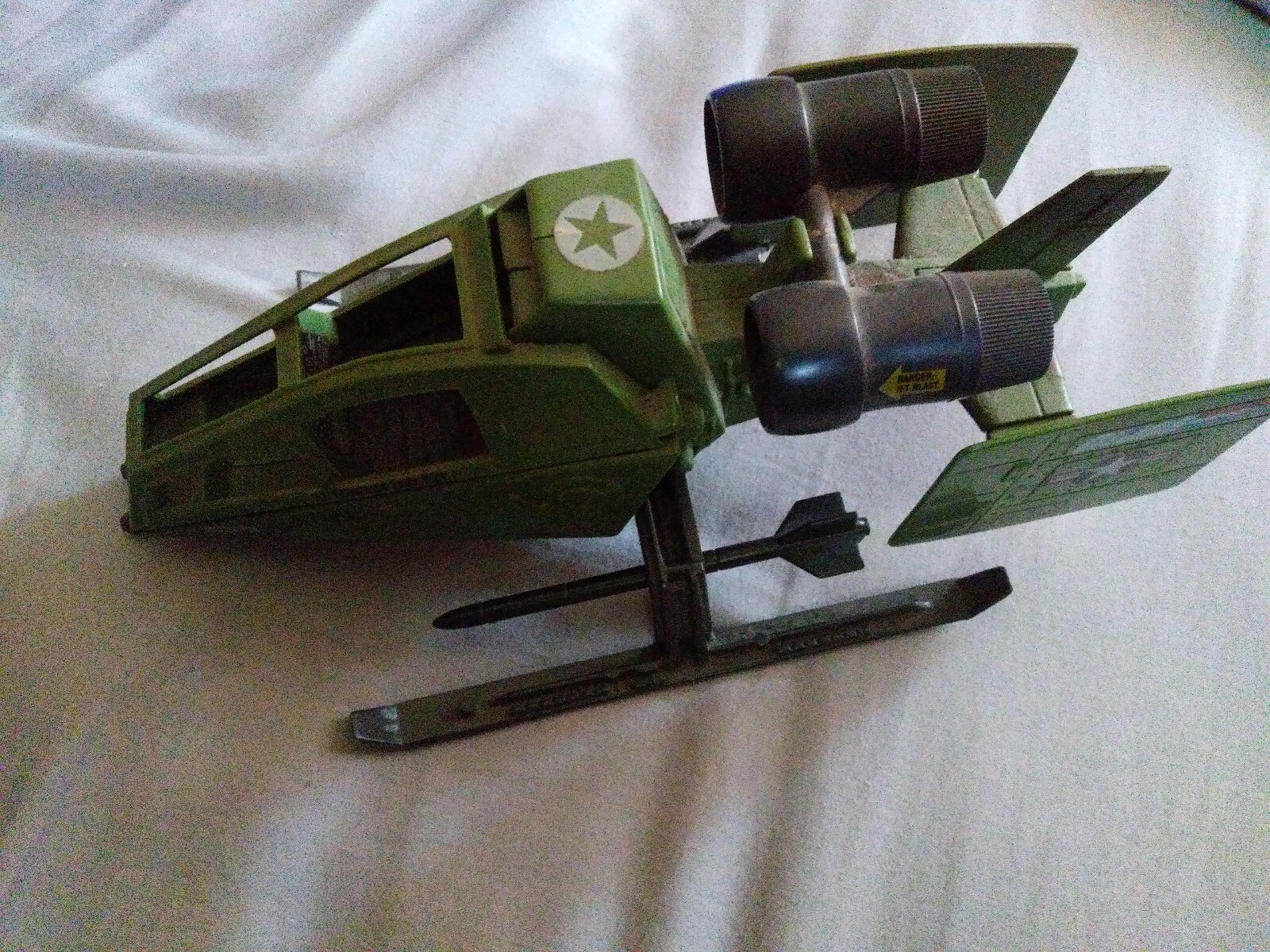 Vintage 1984 GI Joe Sky Hawk Vehicle With 2 Missles Vintage 1984 GI Joe Sky Hawk Vehicle With 2 Missles