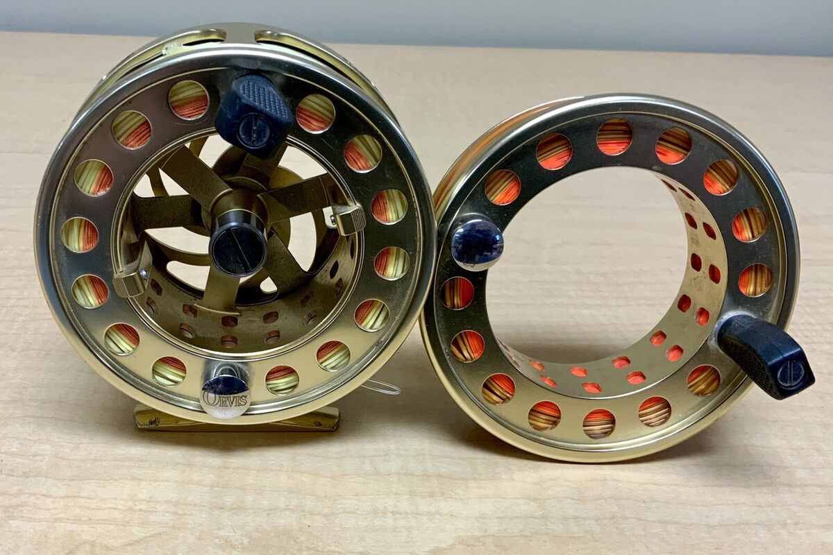 Orvis Vortex Large Arbor Fly Fishing Reel 7/8 With Extra Orvis Vortex Large Arbor Fly Fishing Reel 7/8 With Extra
