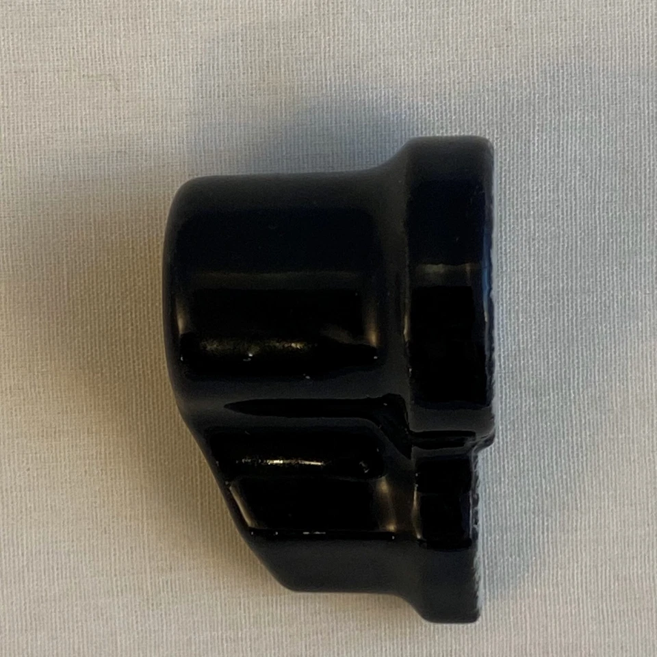 Vintage 1920s-30s Electric Range Knob, black ceramic - Image 2 of 4