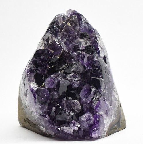 385g Grappolo di Ametista Viola Cristallo di Quarzo Naturale Spumante Minerale - Brasile - Foto 1 di 5