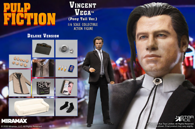 Star Ace Toys Pulp Fiction Vincent Vega 2.0 Ponytail Ver. Deluxe