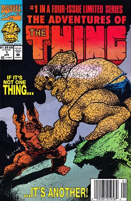 The Adventures of the The Thing #1 Newsstand Cover Marvel