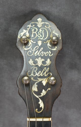 1924 B&D Bacon & Day Silver Bell Banjo Serial 10972 w/case 4 Strings - Picture 3 of 18