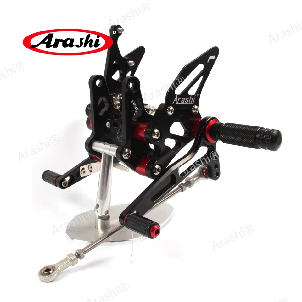 Apoios para os pés traseiros ajustáveis para Suzuki Hayabusa GSX1300R 1999 - 2007 2000 2001 - Imagem 3 de 4