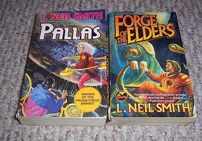 2 L NEIL SMITH Forge of the Elders & Pallas BAEN TOR Science Fiction SCIFI PBKS