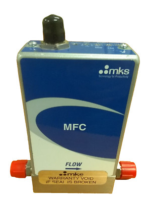 MKS MFC H2 Hydrogen 50 SCCM DNET Mass Flow Controller GM50A007501R6M010