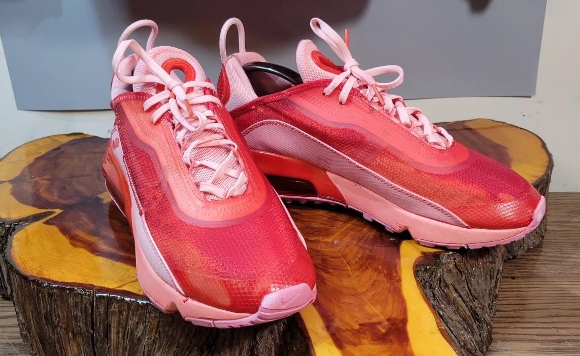Nike Air Max 2090 Custom Dyed Red Running Shoes Sneaker BV9977 100 Men s Sz 8 US