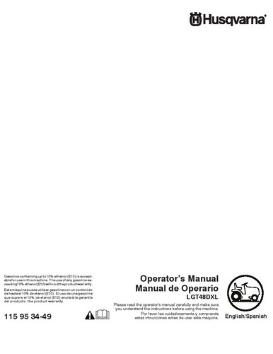 HUSQVARNA Lawn Garden Tractor Instruction Owner MANUALS Part List VARIOUS MODELS - Picture 154 of 248