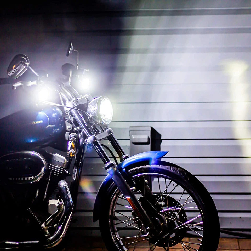 Eagle Lights 2" Harley LED seta dianteira 1157 traseira vermelha 1156 equalizador Eagle - Imagem 2 de 4