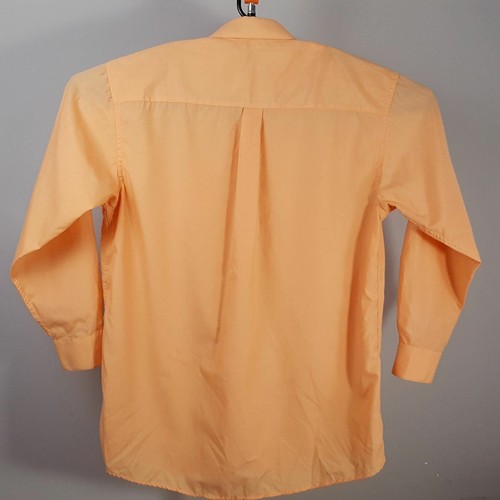 Daniel Ellissa Mens 17.5 34-35 Orange Button Pocket Long Sleeve Shirt - Picture 6 of 6