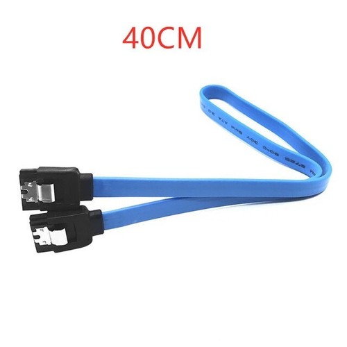 Lot de 57 Câble SATA 3.0 Plat Noir ou Bleu 40cm pour Disque Dur - Bild 6 von 17
