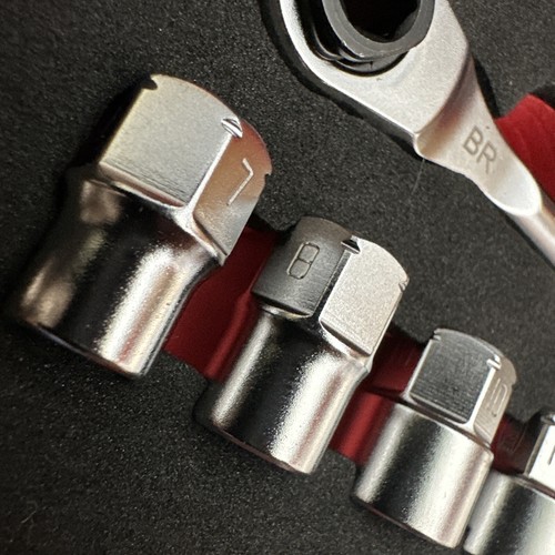 TONE Socket Bit Set 6.35mm 1/4 Inch 20 Piece Ratchet Tool Set SBHC220P Japan - Picture 11 of 18