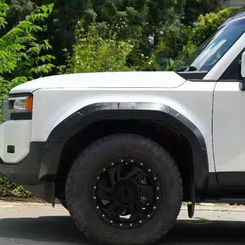Set For 2024-2025 Land Cruiser LC250 Off-Road Style Black Wheel Fender Flares ` - Picture 5 of 13