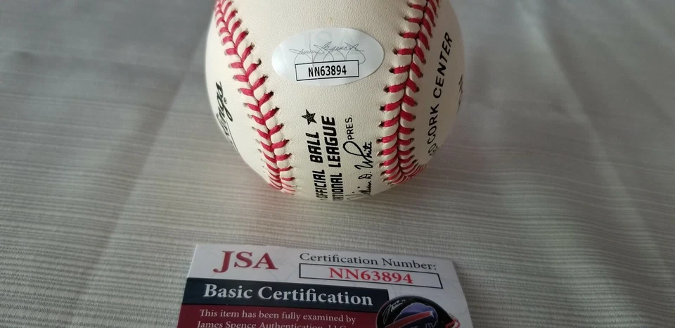 Joe Morgan Signed ONL Baseball, JSA Certified, HOF, d.2020, Reds, Astros, Giants - Image 4 of 4