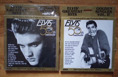 ELVIS PRESLEY Greatest Hits 50th Anniversary Golden Singles