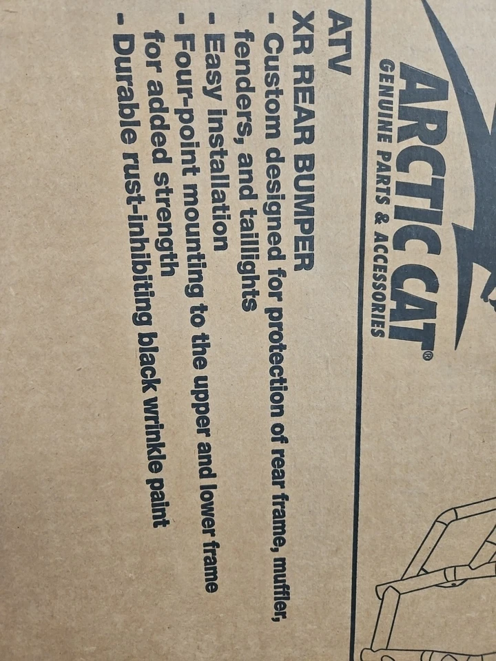 Задний бампер 2436-251 Arctic Cat для 500 550 700 XR Alterra 500 550 700 570 - Изображение 2 из 3