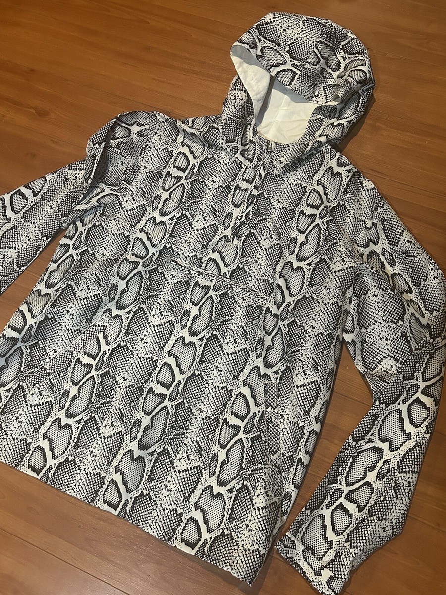 Supreme Snakeskin Windbreaker Anorak Hoodie Sz Medium S/S 2012 | eBay