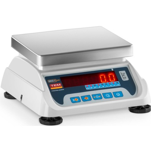 Profi Tischwaage Ladenwaage Kontrollwaage 3 kg/1 g 1,5 kg/0,5 g LED geeicht - Bild 2 von 7