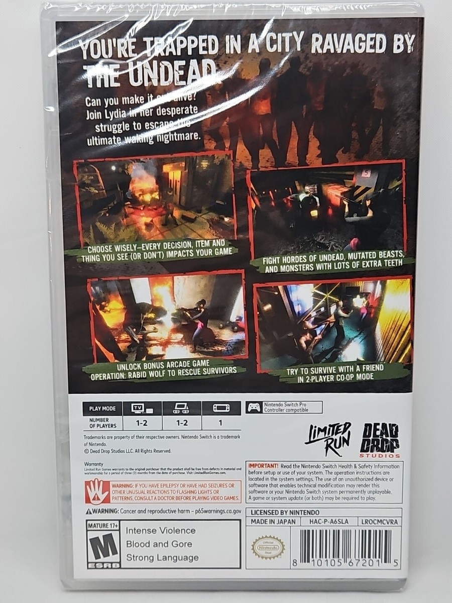 SW Outbreak Contagious Memories 北米版 未開封 Outbreak: Contagious Memories for Nintendo Switch | SwitchBuddy