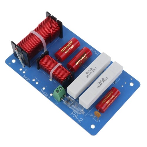 1PC 500W 2 Way Speaker Frequency Divider Tweeter Bass Crossover Filter - Picture 4 of 8