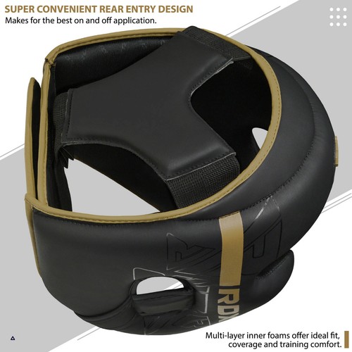 Boxing Headgear by RDX, Mouth Guard, Boxing Helmet for Martial Arts, Protection - Picture 26 of 56