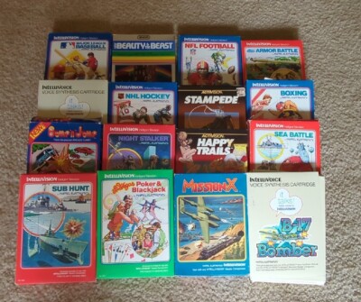 Intellivision Games, Bundle, Intelligent Television, 16 Games