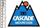 Skiing Wisconsin Cascade Mountain Ski Portage, WI Promo Patch NO TARIFF