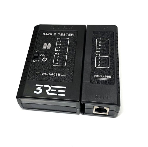 Tester CAVO di rete RJ45 strumento di test Ethernet Cat5 Cat5e Cat6 Cat7 UK - Foto 4 di 12