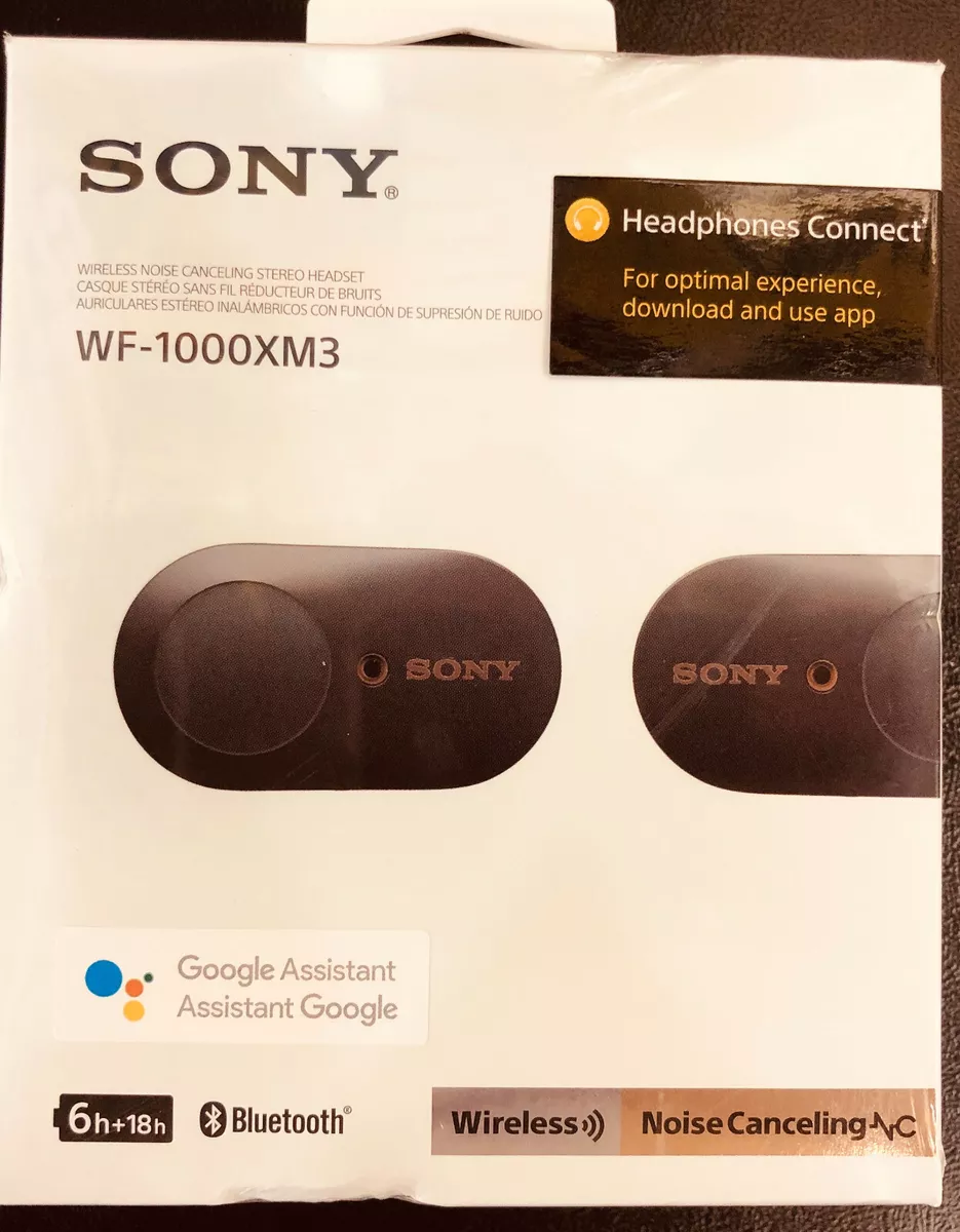 Audífonos inalámbricos con noise cancelling y Bluetooth® WF-1000XM3, Sony