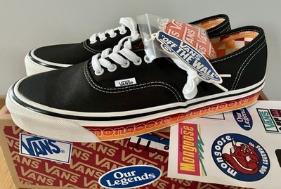 Vans x Mongoose BMX (Our Legends) Authentic 44 D UK 10,5 Black Orange Old School