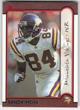 1999 Bowman Randy Moss #90 Minnesota Vikings