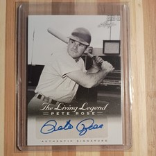 2012 Leaf The Living Legend Pete Rose Authentic Signature AU-5 Legendary Auto 🔥