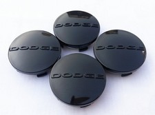 4 Pieces Black 2.5 Wheel Center Caps For Dodge Charger Challenger Dart Durango
