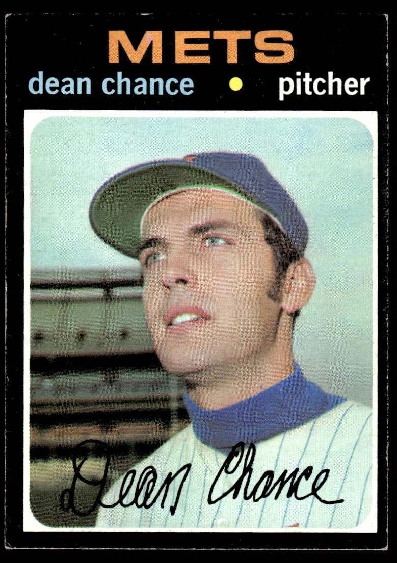 Dean Chance trading card