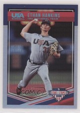 2018 USA Baseball Stars & Stripes Longevity Holo Foil 11/99 Ethan Hankins pr9