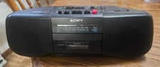 Sony CFS-B15 Am/fm Radio Cassette Recorder Player Tested Works Great
