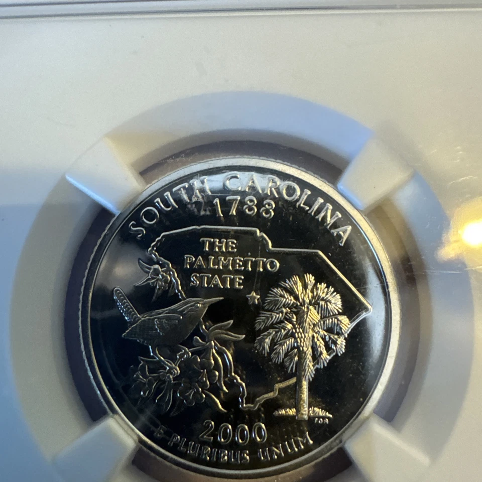 2000 S Silver South Carolina State Statehood Quarter 25C NGC PF69 Ultra Cameo - Image 2 of 4