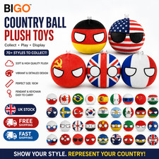 70 Styles 10Cm Country Ball Plush Toys Polandball Pendant Country Balls Republic