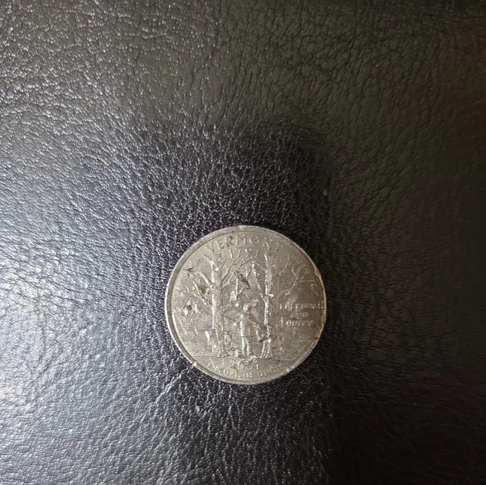 Rare Vermont 1791:2001 Quarter D. 60 dollars . - Image 4 of 4