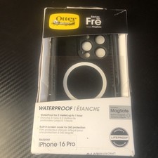 OtterBox Fr  Series for MagSafe iPhone 16 Pro Case Black Sleek  Stylish