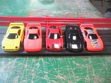 NEW TYCO Ho Slot Car   Lot of 5 Ferrari Bodies Never been installed NOS