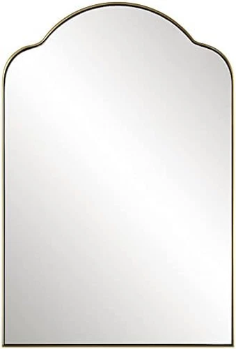 Sidney Arch Mirror in Stainless Steel and MDF - Elegant Home Decor - Picture 3 of 6