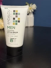 ANDALOU NATURALS CannaCell Men Grooming Style Balm 4.2oz Sealed/NWOB