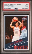 2015 Rittenhouse WNBA #96 Kara Lawson PSA 9 Washington Mystics USA Head Coach
