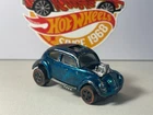Hot Wheels Redline Custom Volkswagen - Aqua - White Int - US - 1968