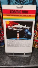 Vintage 1982 COSMIC ARK Atari 2600 System IMAGIC Game Instruction Booklet *ONLY*